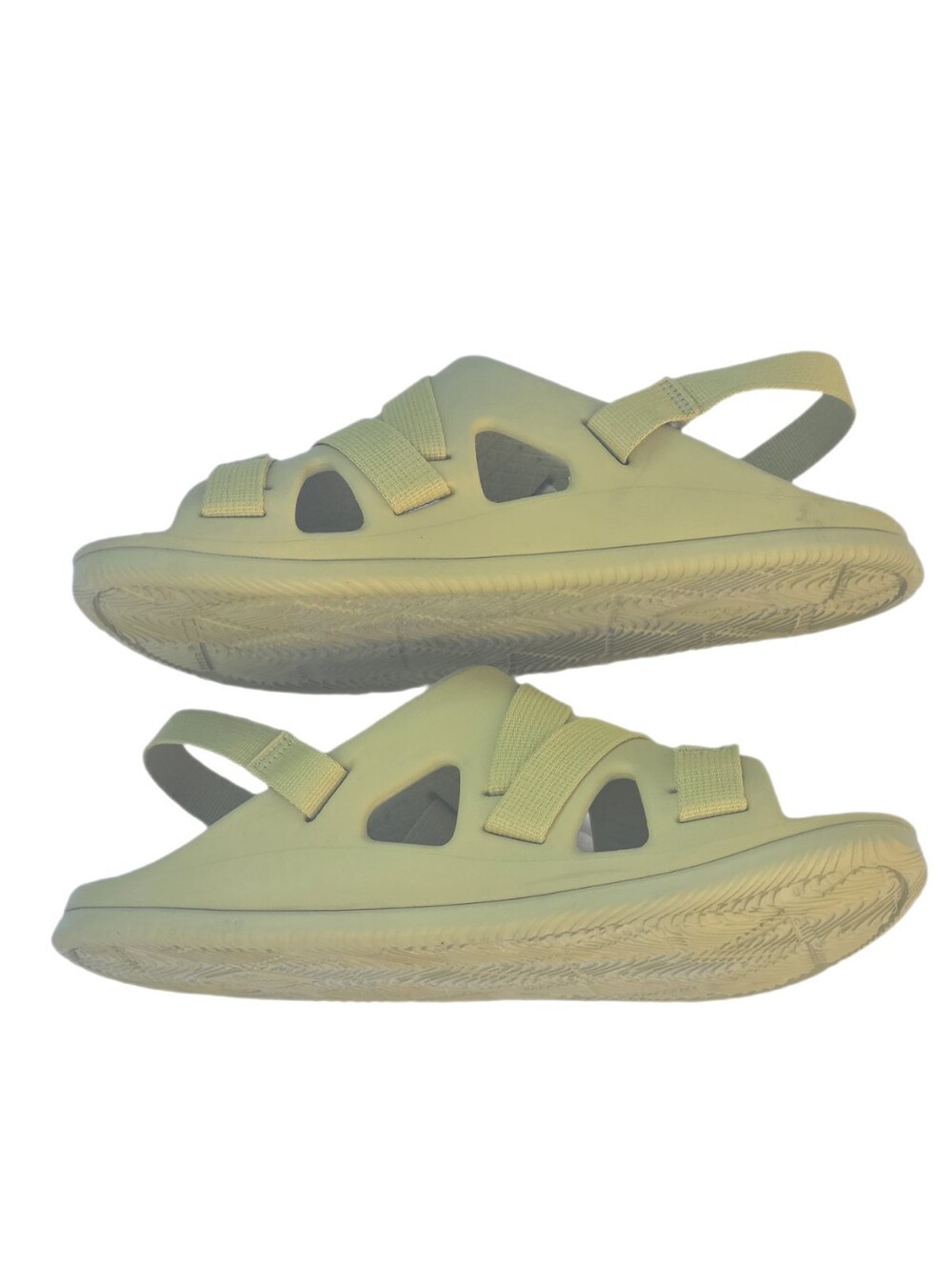 Chaco Chillos Sport Sandals Cress Green Pale Yellow Strap Women's Size 10 EUC - Picture 10 of 13
